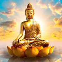 Buda en el estado Nirvana 